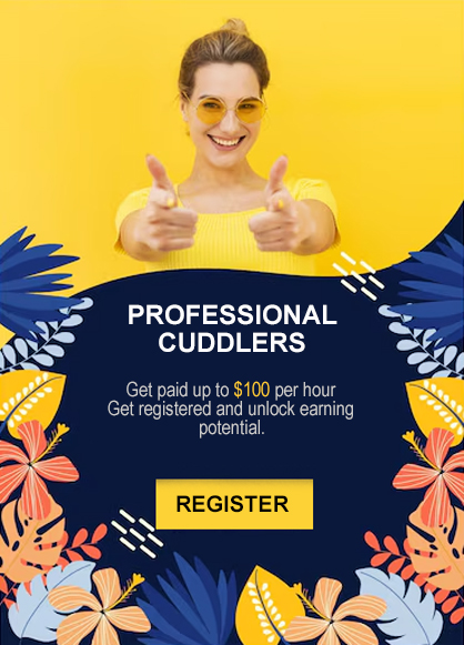 Become a Professional Cuddler by Registering at Cuddlr.net